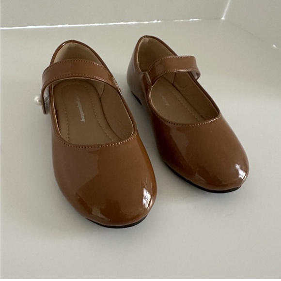 FUNKYMONKEY Toddler/Little Girl Mary Jane Dress Shoes Casual Slip on Ballet Flat - Picture 6 of 9